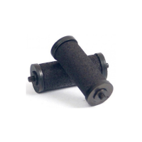 Paint roller for three-line label guns