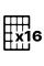 16 labels per A4 sheet (100 sheets)