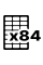 84 labels on an A4 sheet (100 sheets)